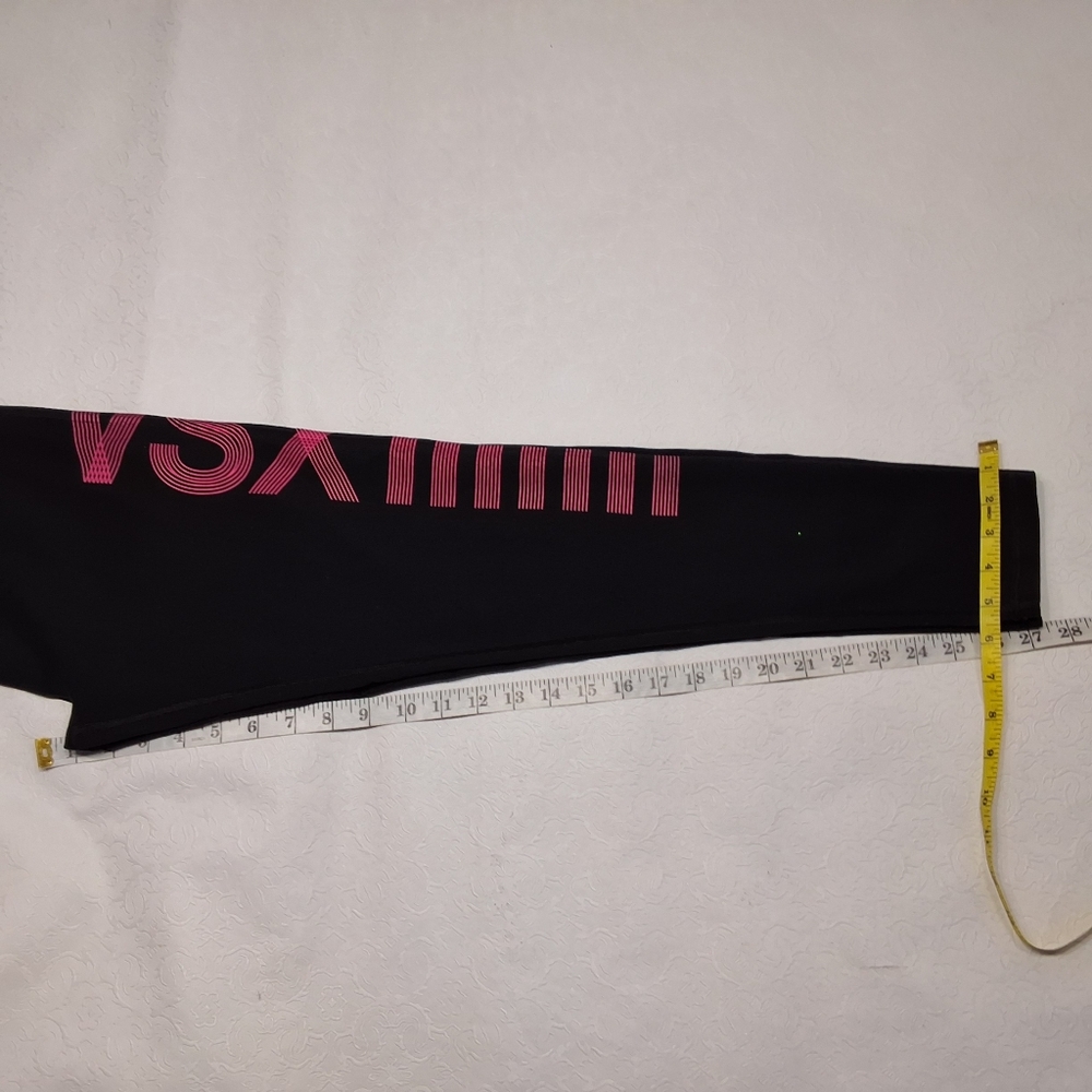 Victoria's Secret VSX Sport Tight VSX Logo Black Pink Size M - Picture 7 of 9
